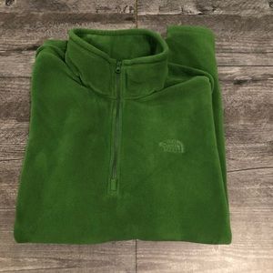 The north Face pull over fleece size 2XL 1/4 zip